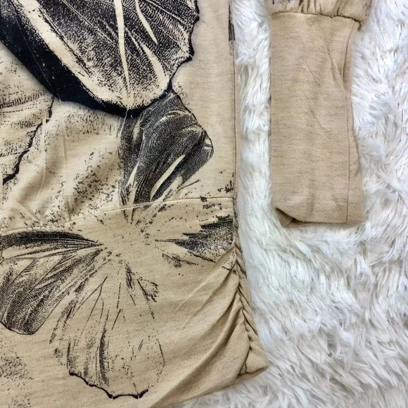 American Rag Graphic Butterfly Print Knit Popover Top - Picture 10 of 16